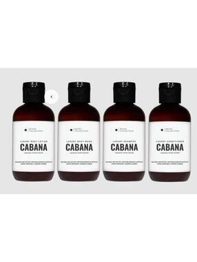Hotel Collection Ritz Carlton Inspired Cabana Scent 4 Piece Travel Set